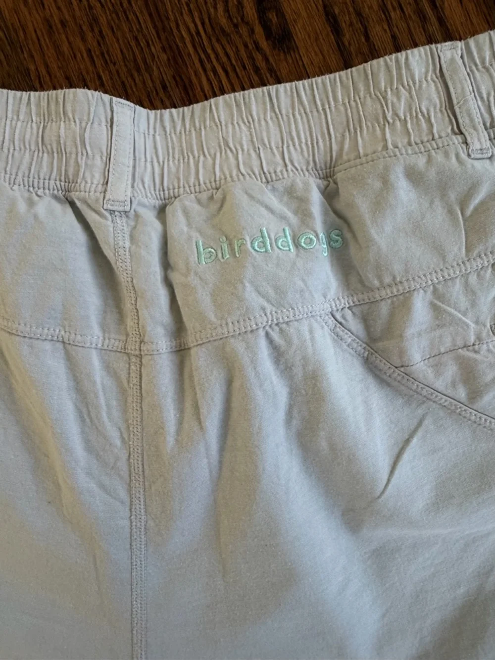 Birddogs Shorts Mens Medium Gray Twill Lined Athletic Stretch Pockets Running - Picture 6 of 10